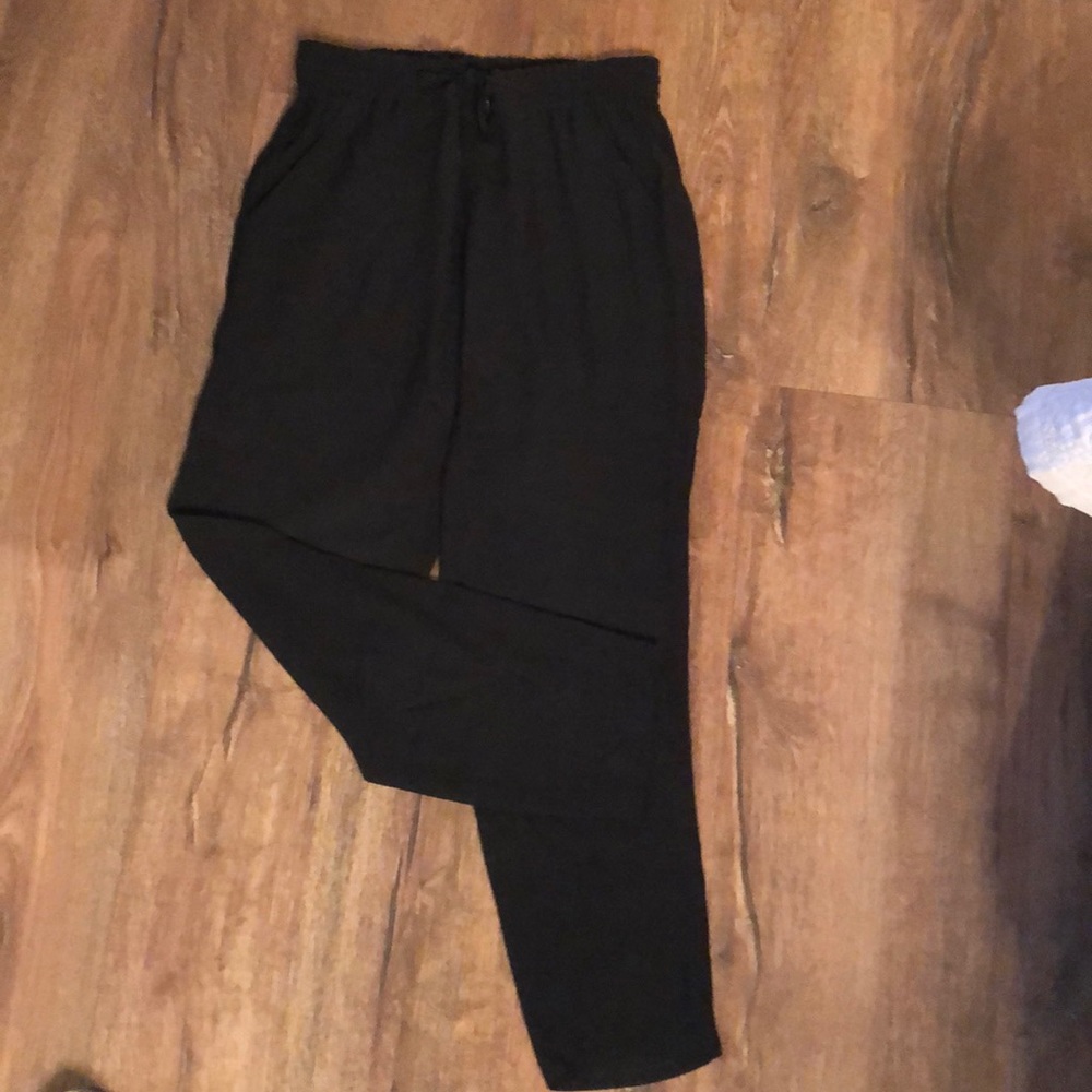 Silk crêpe pants
